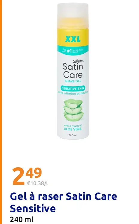 Offre: Gel à raser Satin Care Sensitive