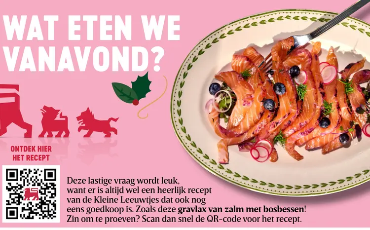 Aanbieding: Gravlax van zalm met bosbessen