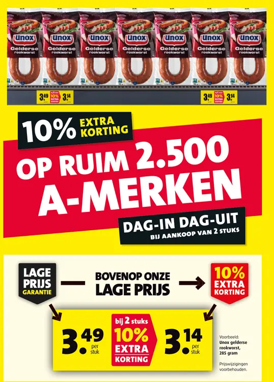 Aanbieding: gelderse rookworst