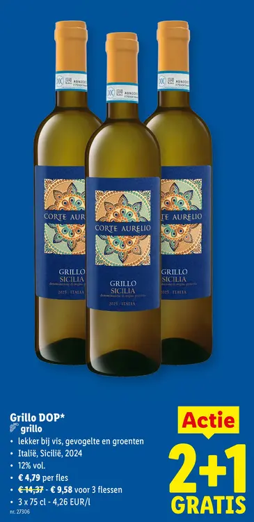 Promotie: Grillo DOP grillo