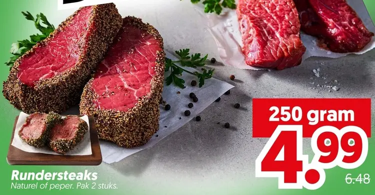 Aanbieding: Rundersteaks