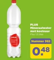 Mineraalwater met koolzuur