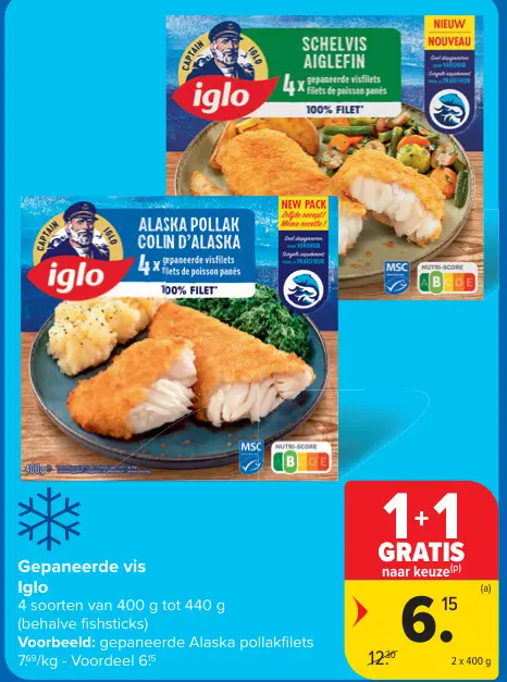 Promotie: Gepaneerde vis