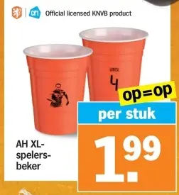 Aanbieding: AH XL-spelers-beker