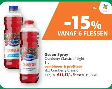Aanbieding: Ocean Spray Cranberry Classic of Light