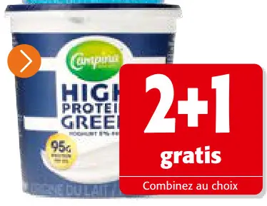 Offre: High protein greek yoghurt 0% fat