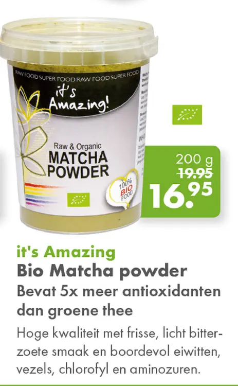 Aanbieding: Bio Matcha powder