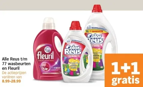 Aanbieding: Alle Reus t/m 77 wasbeurten en Fleuril