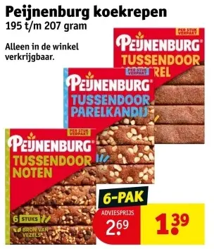 Aanbieding: Peijnenburg koekrepen