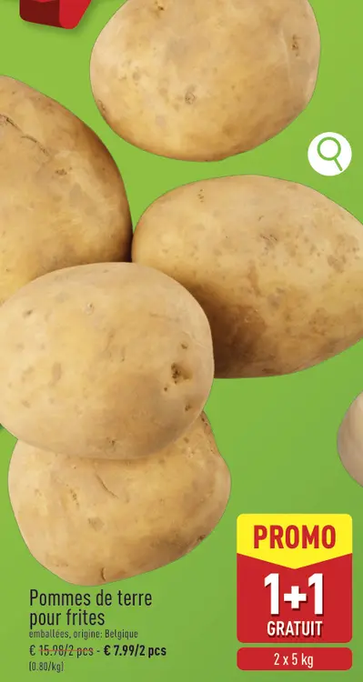 Offre: Pommes de terre pour frites