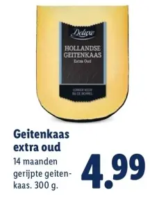 Aanbieding: Geitenkaas extra oud