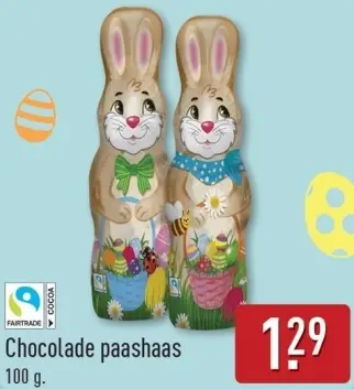Aanbieding: Chocolade paashaas