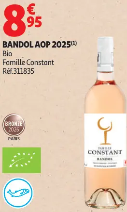 Offre: Famille Constant Bandol AOP 2025