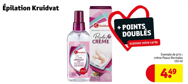 Offre: Epilation