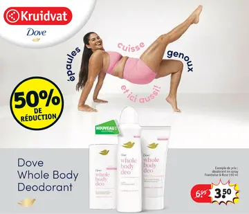 Offre: Dove Whole Body Deodorant