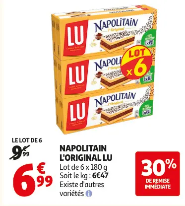 Aanbieding: Napolitain l'original