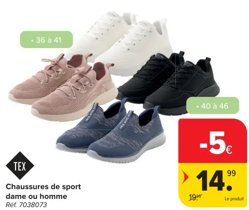 Offre: Chaussures de sport