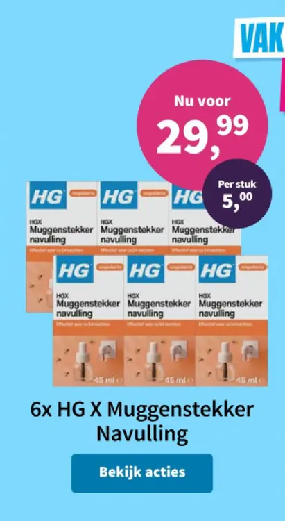 Aanbieding: Muggenstekker Navulling