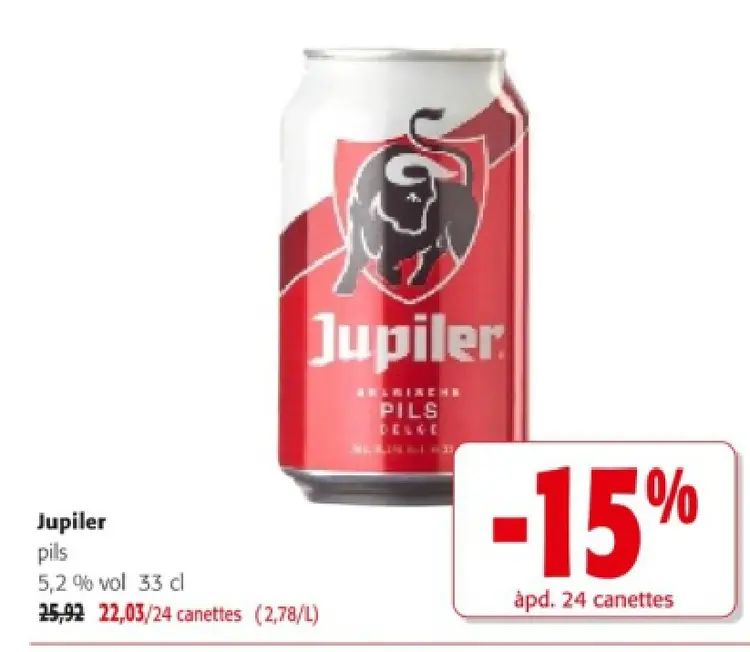 Offre: Jupiler