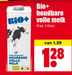 Aanbieding: houdbare volle melk