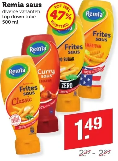 Aanbieding: Remia saus