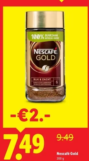 Aanbieding: Nescafé Gold