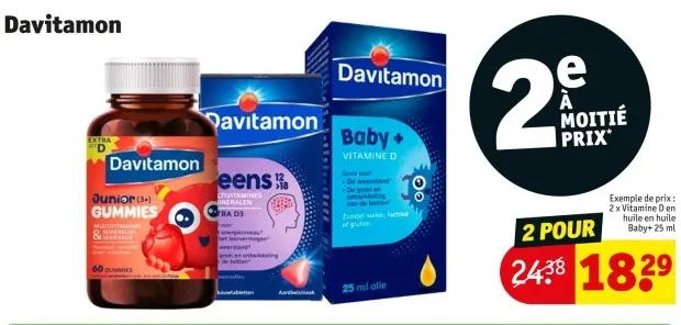 Offre: Davitamon Baby+ Vitamine D