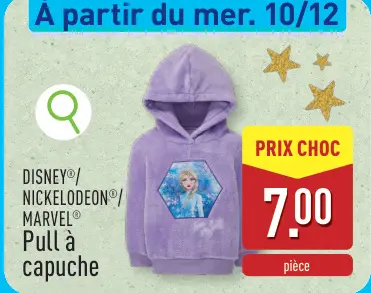 Offre: Pull à capuche