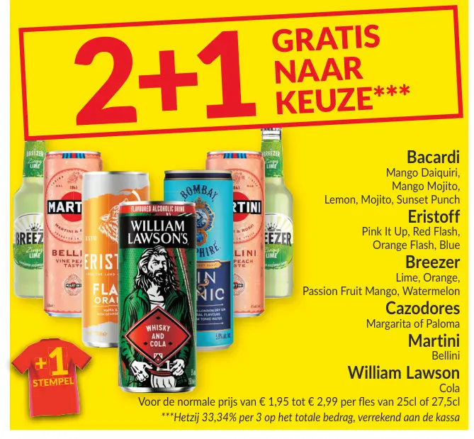 Promotie: Alcoholic Drinks