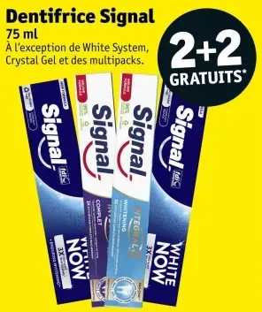 Offre: Dentifrice