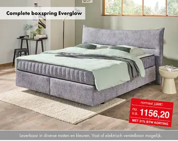Aanbieding: Everglow boxspring