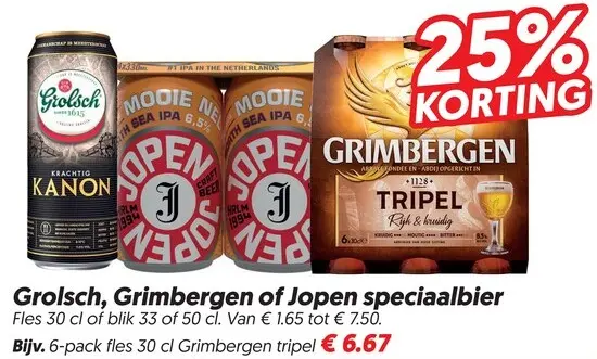 Aanbieding: Speciaalbier