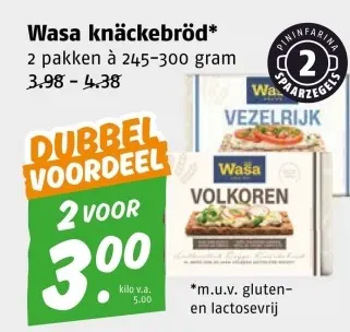 Aanbieding: knäckebröd