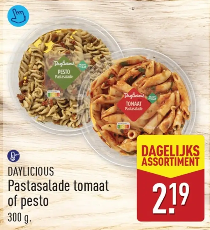Aanbieding: Pastasalade tomaat of pesto