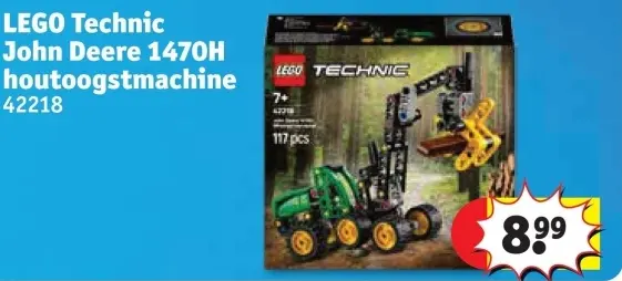 Promotie: LEGO Technic John Deere 1470H houthoogstmachine