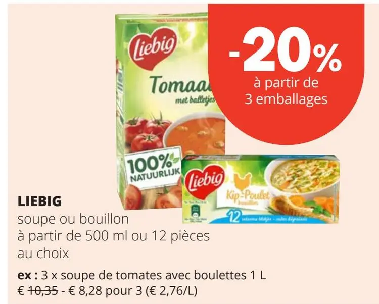 Offre: soupe ou bouillon