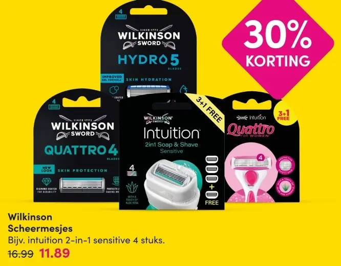 Aanbieding: Scheermesjes