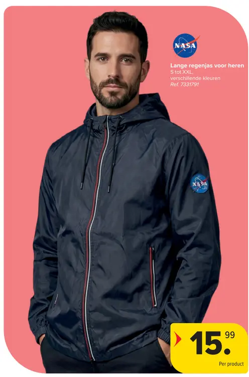 Promotie: Lange regenjas