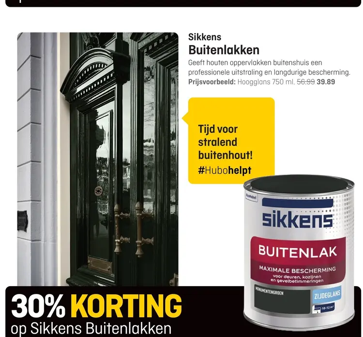 Aanbieding: Sikkens Buitenlakken