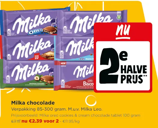 Promotie: Milka chocolade
