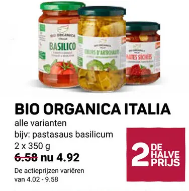 Aanbieding: pastasaus basilicum