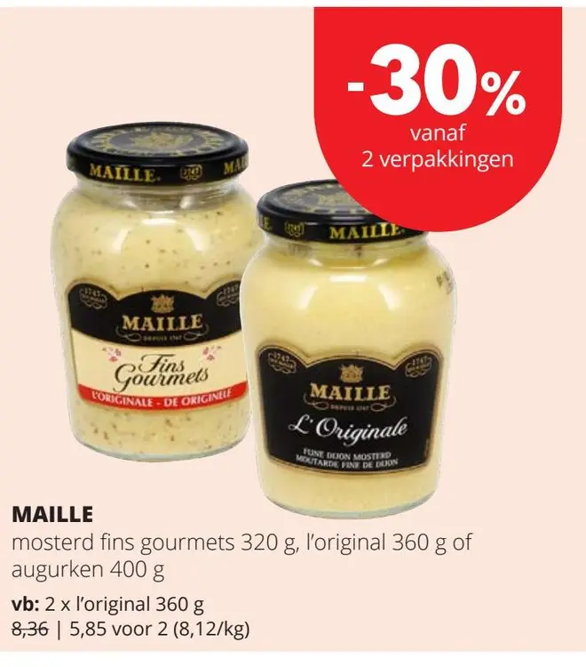 Promotie: Mosterd fins gourmets