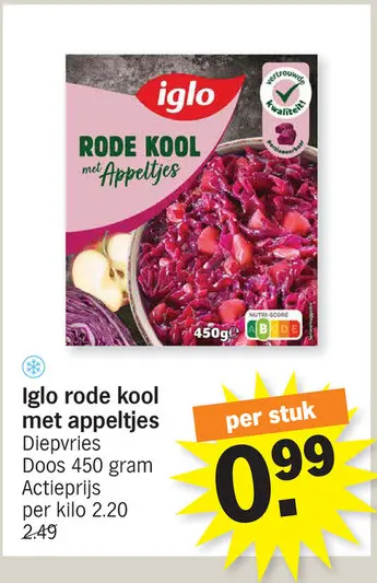 Offre: Rode kool met appeltjes