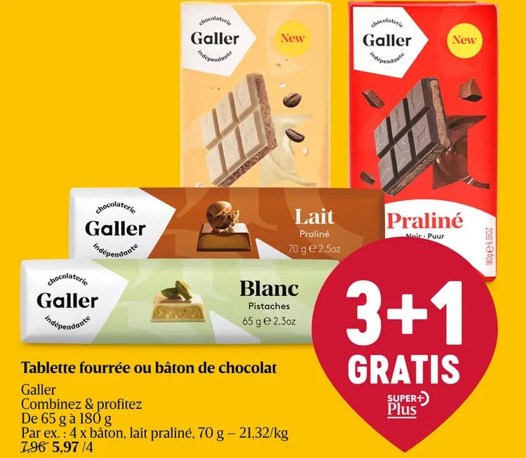 Offre: Chocolat | Noir | Café Liégeois | Bâton | FT