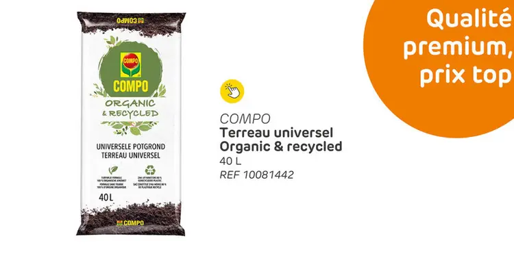 Offre: Terreau universel Organic & recycled