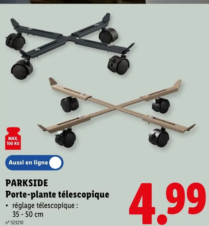 Offre: Porte-plante télescopique