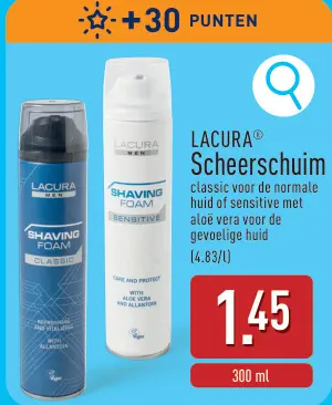 Promotie: Scheerschuim