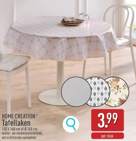 Promotie: Tafellaken