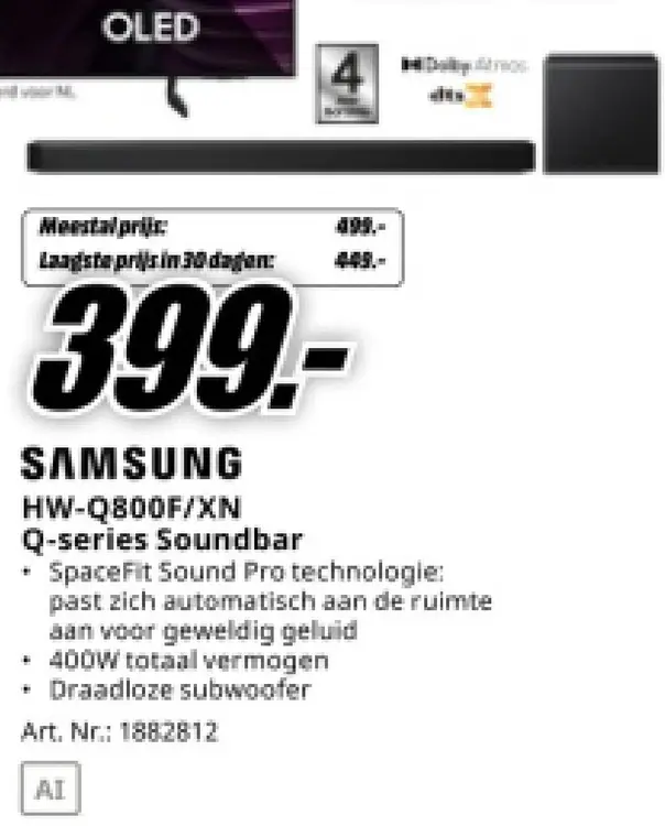 Aanbieding: Q-series Soundbar