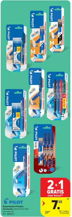 Promotie: Assortiment Frixion